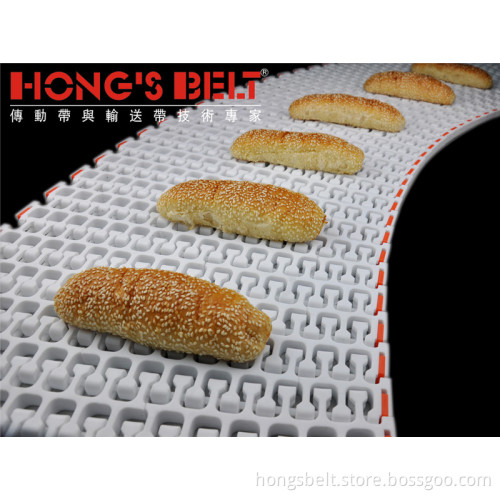 The Food Grade Curved Modular Conveyor Belt (HS-300B)